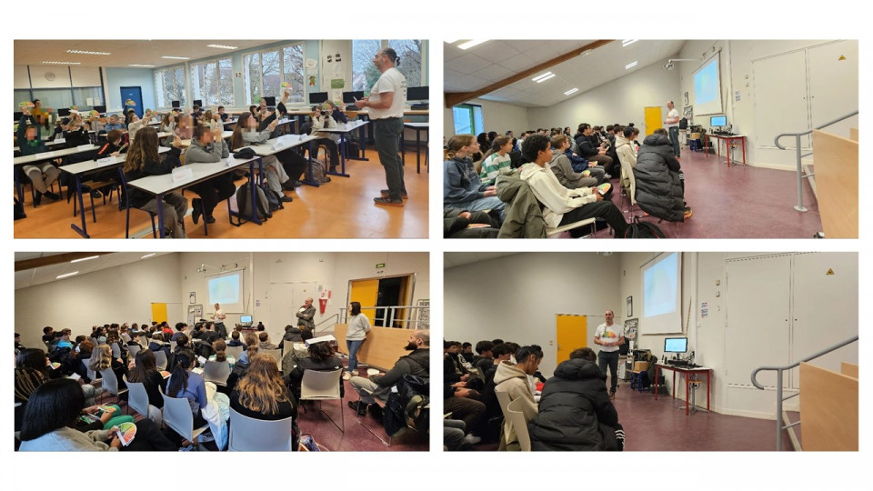 Le défi du vendredi 13 ....... 150 Élèves ont découvert le Justaumetre et le surf émotionnel !!!!!!!